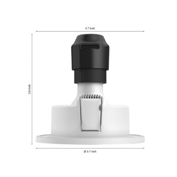 Philips Hue LED vstavané bodové svietidlo Xamento chróm Ø 9,4cm CCT RGB 3ks