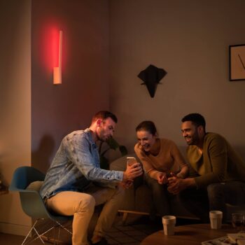 Philips Hue Lian LED nástenná lampa RGBW, biela