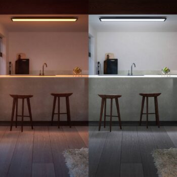 Philips Hue Panel White Ambiance Aurelle 120 x 30 cm čierna