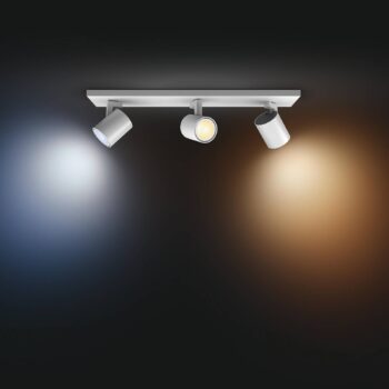 Philips Hue Runner LED bodové svetlá, 3-pl., stmievač, biele