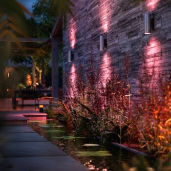 Philips Hue WACA Appear vonkajšie nástenné svietidlo z nehrdzavejúcej ocele