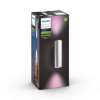 Philips Hue WACA Appear vonkajšie nástenné svietidlo z nehrdzavejúcej ocele