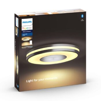Philips Hue White Ambiance Being svietidlo hliník