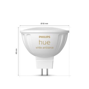 Philips Hue White Ambiance LED žiarovka 5,1W GU5,3