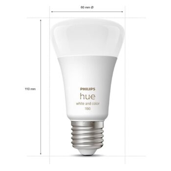 Philips Hue White&Color Ambiance E27 9W 1100lm 2ks