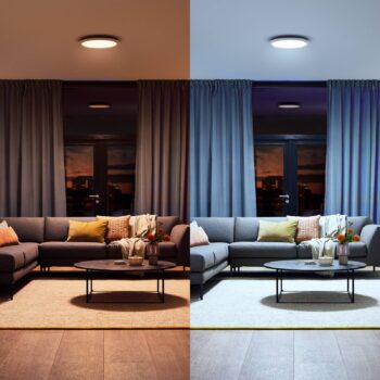 Philips Hue stropné LED svetlo White Ambiance Aurelle, Ø 40 cm