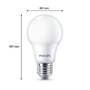 Philips LED E27 4,9W 470lm 2 700 K matná 3 ks