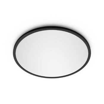 Philips LED SuperSlim sada 2 ks čierna IP44 Ø 30 cm 2 700 K