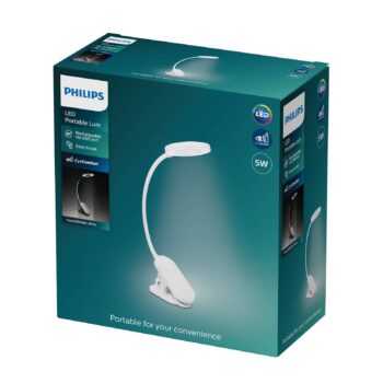 Philips LED klipové svetlo Forys s batériou
