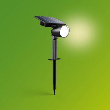 Philips LED reflektor vonkajší Ashlyn, čierny, IP44