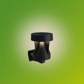 Philips LED solárne vonkajšie nástenné svietidlo Avery, čierne, IP44