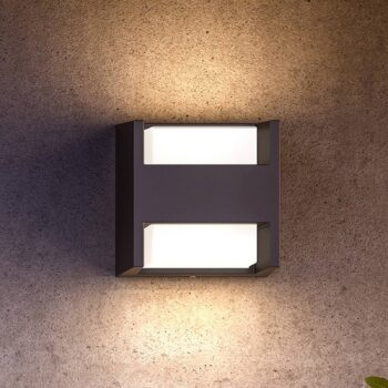 Philips LED vonkajšie nástenné svietidlo Arbour, 2-pl., balenie po 2 ks, 2 700 K