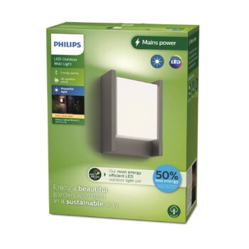 Philips LED vonkajšie nástenné svietidlo Arbour UE, 1 svetlo 2 700 K