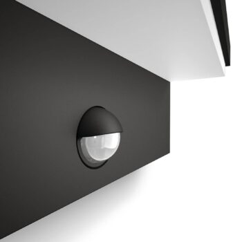 Philips LED vonkajšie nástenné svietidlo Bustan Sensor 2.700 K