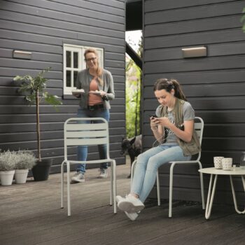 Philips LED vonkajšie nástenné svietidlo Bustan, balenie po 2 ks, 2 700 K