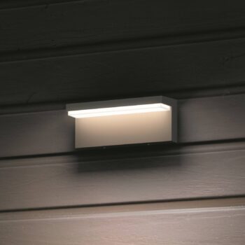 Philips LED vonkajšie nástenné svietidlo Bustan, balenie po 2 ks, 2 700 K