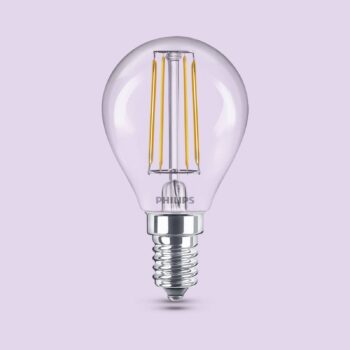 Philips LED žiarovka E14 P45 4,3 W 470 lm 2700 K vlákno 6 ks balenie