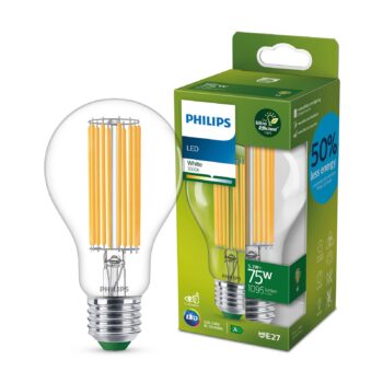 Philips LED žiarovka E27 5,2W 1 095lm číra 3 000K