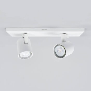 Philips Runner stropné LED svietidlo biele 2-pl.