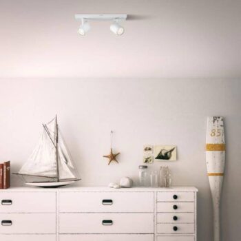 Philips Runner stropné LED svietidlo biele 2-pl.