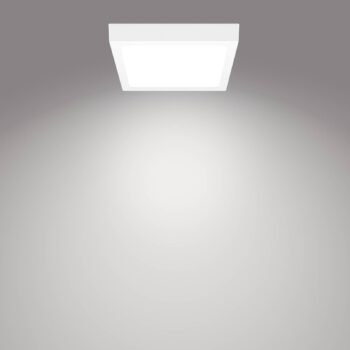 Philips Slim Surface LED 4 000K hranaté 21cm biela