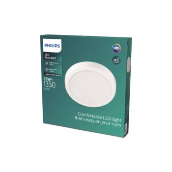 Philips Slim Surface LED 4 000K okrúhle 21cm biela
