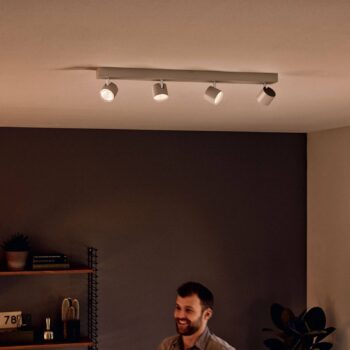 Philips Star LED svetlo biele 4-pl. WarmGlow