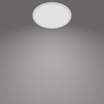 Philips SuperSlim LED IP44 Ø 24,5 cm 4 000 K biela