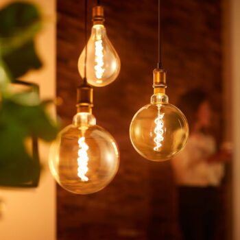 Philips Vintage závesná lampa E27, roségold