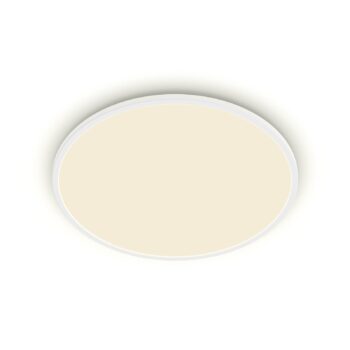 Philips stropné LED svetlo SuperSlim, sada 2 ks, IP44, Ø 25 cm, 4 000 K