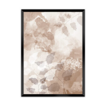 Plagát Beige Art, 21 x 30 cm, Ramka: Czarna