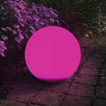 Plávajúca solárna LED svietiaca guľa Globo