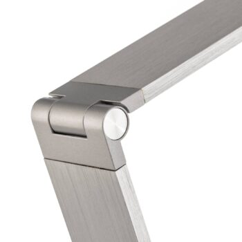 Plochá LED lampa na písací stôl Wasp z hliníka