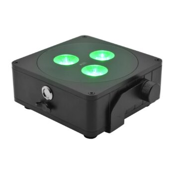 Ploché batériové svetlo EUROLITE 3 LED Spot 24W IP65