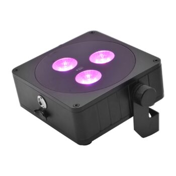 Ploché batériové svetlo EUROLITE 3 LED Spot 24W IP65