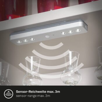 Podhľadové LED svetlo Lero Indoor, snímač, batéria