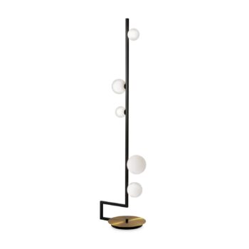 Podlahová lampa Ideal Lux Birds LED, päťlampa