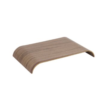 Podnos AYTM Curva, farba orech, 41 x 25 x 5 cm, drevo