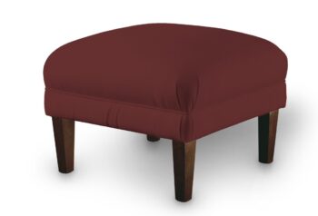 Podnožka ku kreslu, Bordeaux, 56 x 56 x 40 cm, Velvet, 704-26