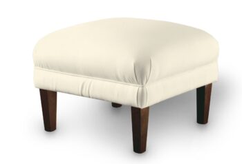 Podnožka ku kreslu, OffWhite, 56 x 56 x 40 cm, Velvet, 704-10