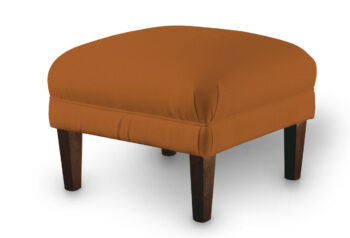 Podnožka ku kreslu, hrdzavá, 56 x 56 x 40 cm, Cotton Panama, 702-42