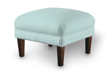 Podnožka ku kreslu, pastelovo belasá, 56 x 56 x 40 cm, Cotton Panama, 702-10