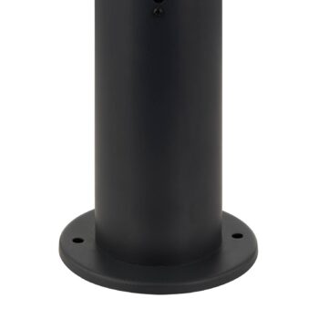 Podstavná lampa Lindby Statius, antracit, železo, senzor, 45 cm