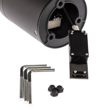 Podstavná lampa Lucande LED Lucius, 27 cm, antracitová, IP54