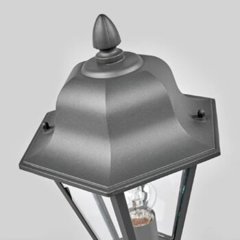 Podstavné svietidlo Lindby Edana, 52 cm, antracit, E27, IP44