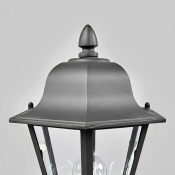 Podstavné svietidlo Lindby Edana, 52 cm, antracit, E27, IP44