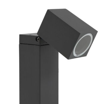 Podstavné svietidlo Lindby Othil, výška 50 cm, antracit, kov