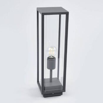 Podstavné svietidlo Lucande Annalea, 50 cm, antracit, IP54