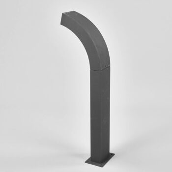 Podstavné svietidlo Lucande LED Lennik, senzor, 60 cm, antracit