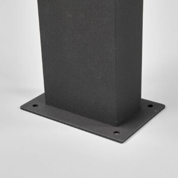 Podstavné svietidlo Lucande LED Lennik, senzor, 60 cm, antracit